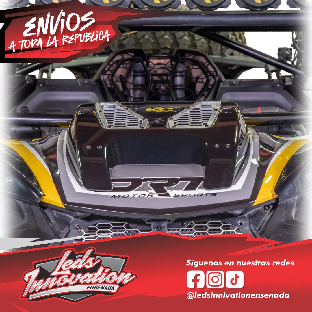 Toma de aire de capó DRT Can-Am 2024+ Maverick R ABS de alto impacto