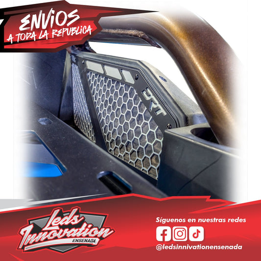 Conjunto completo de ventilación de admisión de aluminio DRT Polaris RZR Pro R/Turbo R