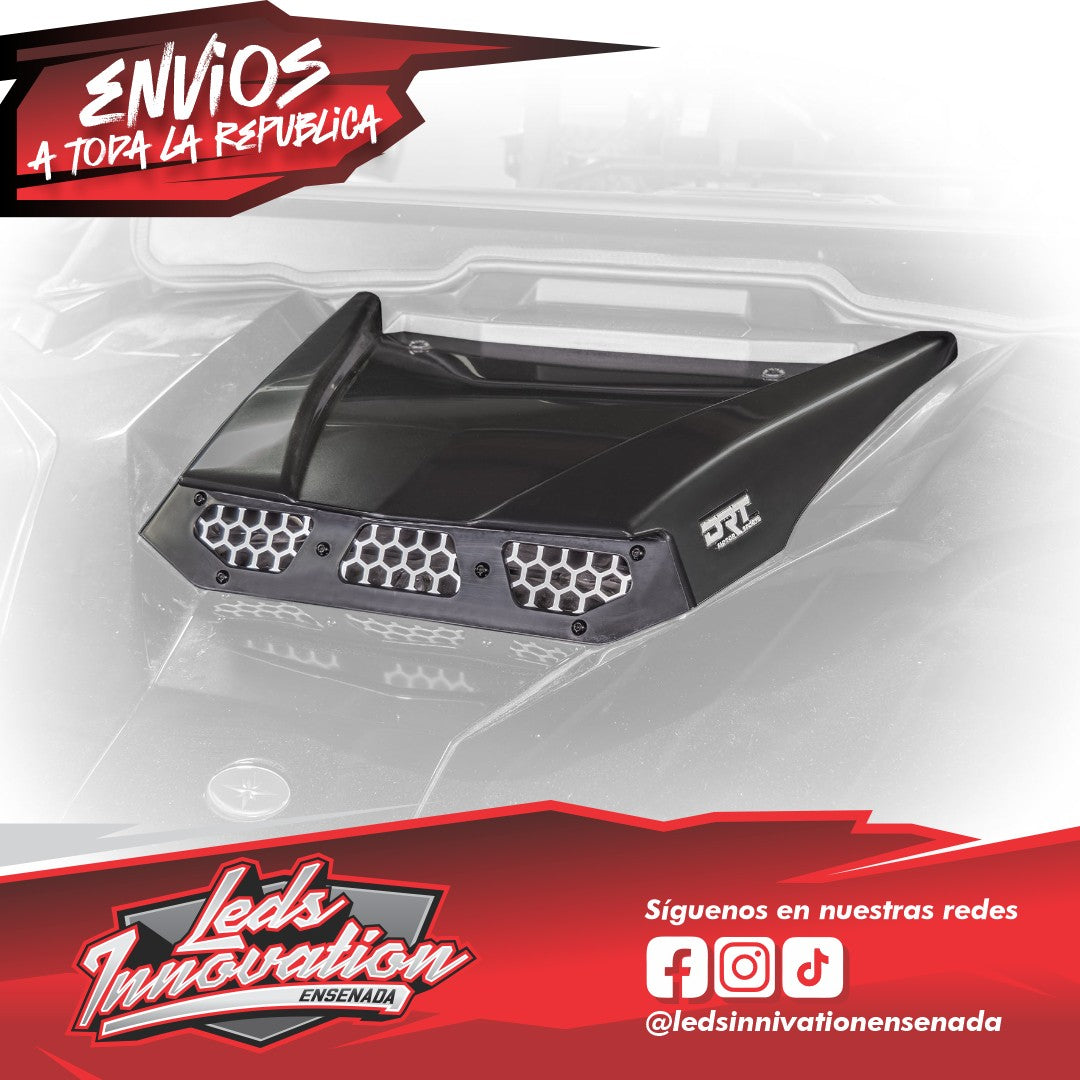 Toma de aire para capó DRT RZR Pro XP / Pro R / Turbo R 2020-2024 Pro Series V2.0 - Negro
