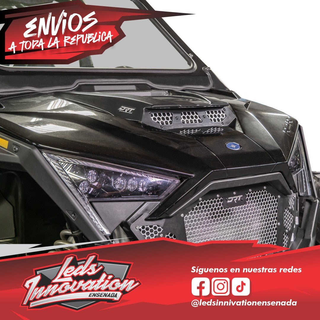 Toma de aire para capó DRT RZR Pro XP / Pro R / Turbo R 2020-2024 Pro Series V2.0 - Negro